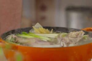 caldo de gallina receta