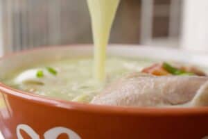 ingredientes de caldo de gallina